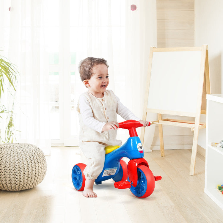 Costway Kids Riding Balance Bike with Sound and Storage Box