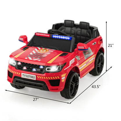 Costway 12V Kids Electric Ride On Car with Remote Control