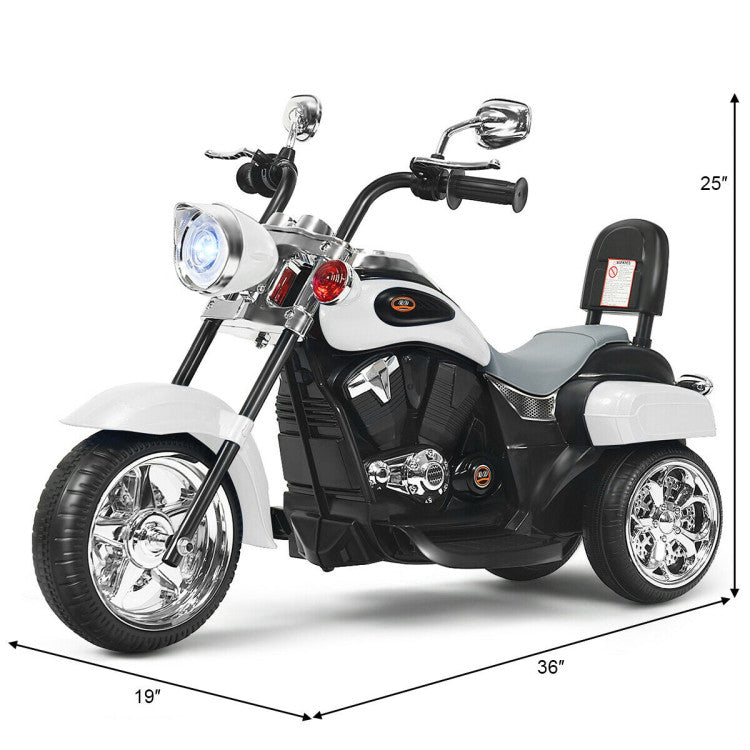 Costway 6V 3 Wheel Kids Motorcycle