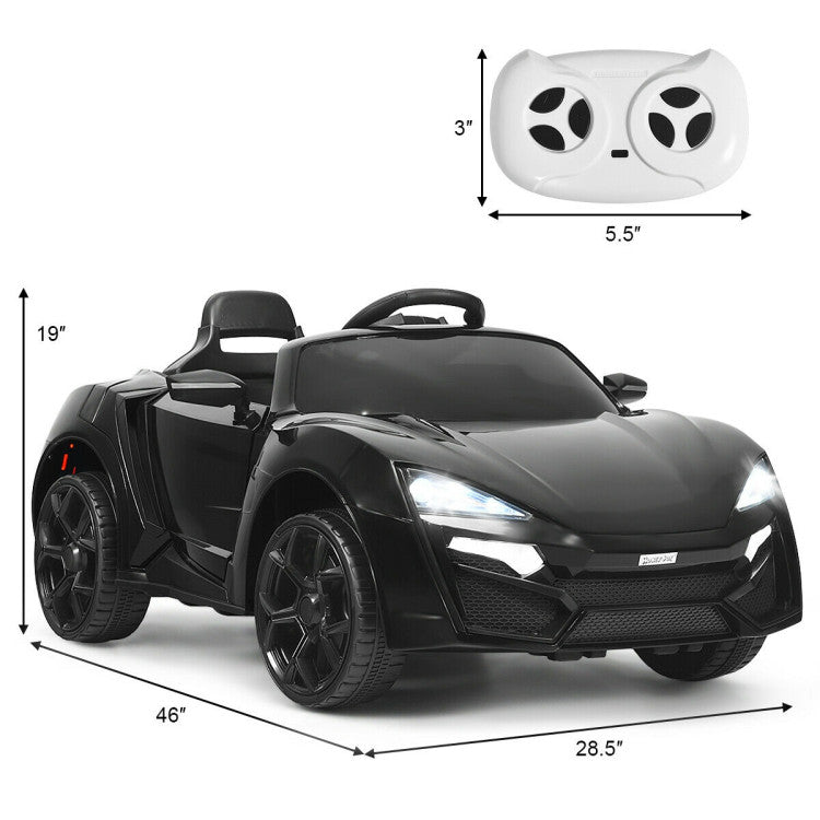 Costway 12V 2.4G RC Electric Vehicle with Lights