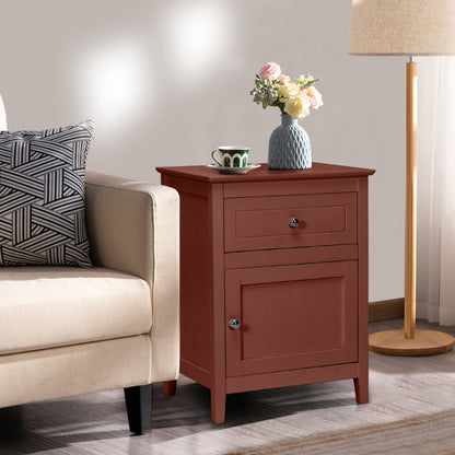 2-Tier Accent Table with Spacious Tabletop