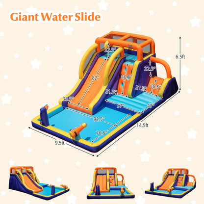 4-in-1 Kids Bounce Castle with Splash Pool without Blower