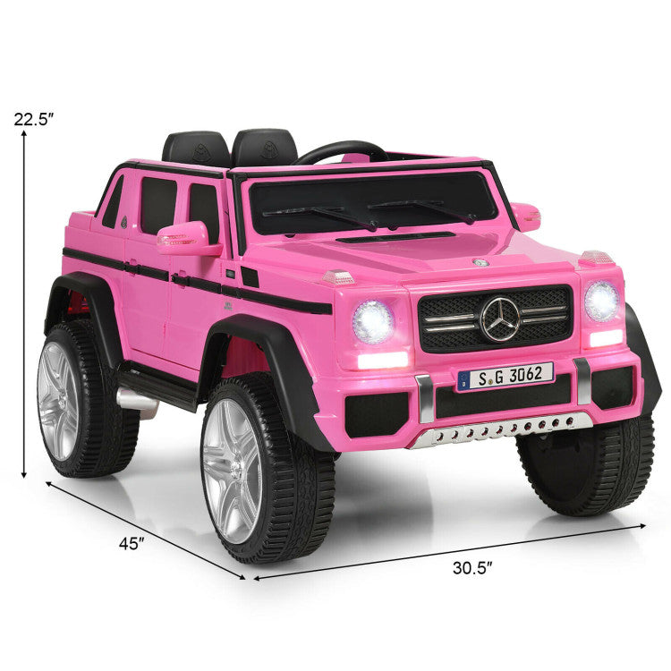 Costway 12V Licensed Mercedes-Benz Kids Ride-On Car