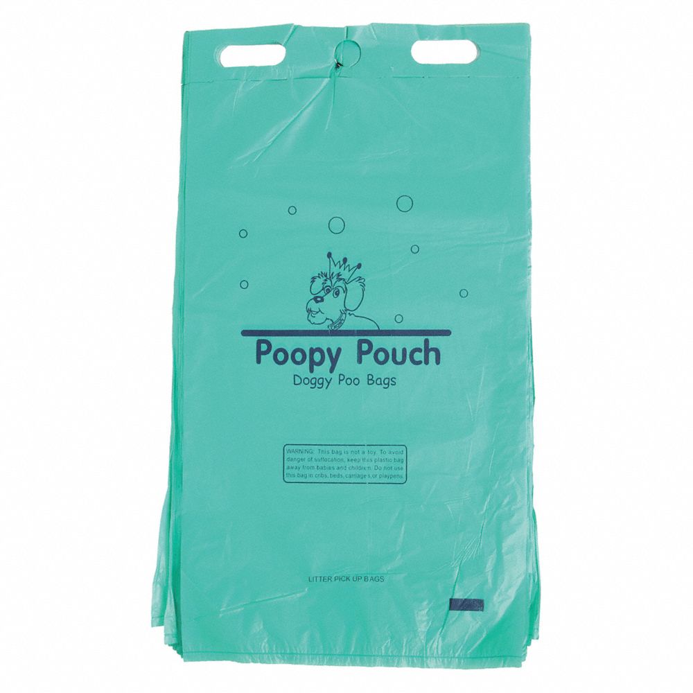 Poopy Pouch Pet Waste Bags, 0.75 gal., 14 micron, PK12
