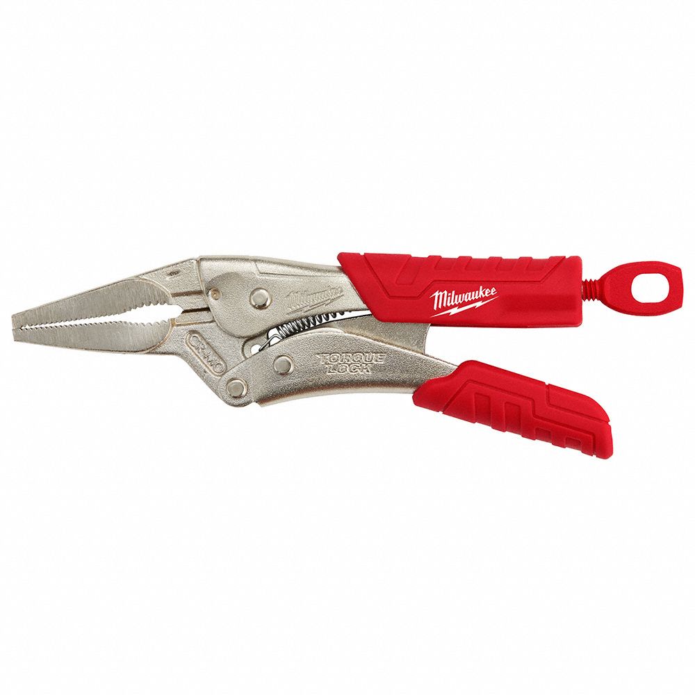 Milwaukee 48-22-3406 Long Nose Locking Pliers with Grip 6-inch