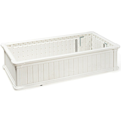 48 Inch x 24 Inch Raised Garden Bed Rectangle Plant Box