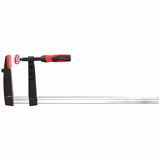 24 in Bar Clamp 2 Composite Plastic Handle and 7 in Throat Depth
