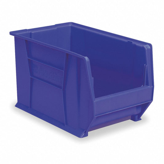 Akro-Mils 30281 Super-Size AkroBin Heavy Duty Stackable Storage Bin Plastic Container, (20-Inch L x 12-Inch W x 8-Inch H), Blue
