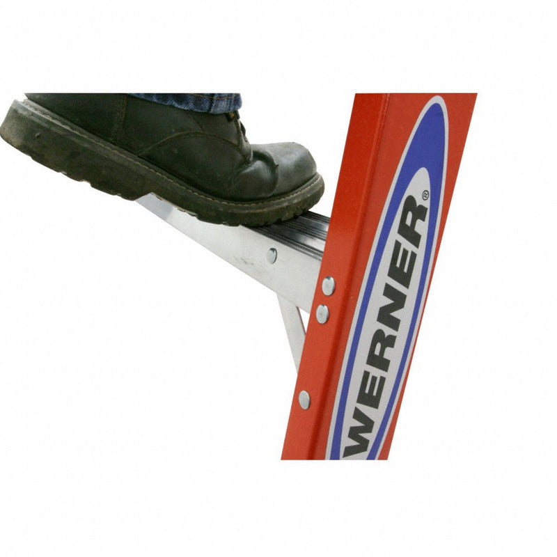 Werner 8 ft Fiberglass Stepladder, 300 lbs. Capacity