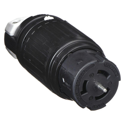 50A Twist-Lock Connector 2P 3W 250VAC BK/WT