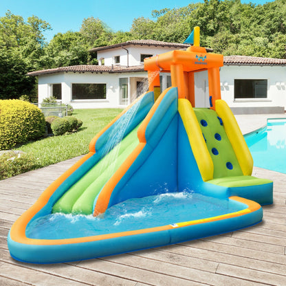 Inflatable Water Slide Kids Bounce House with Blower