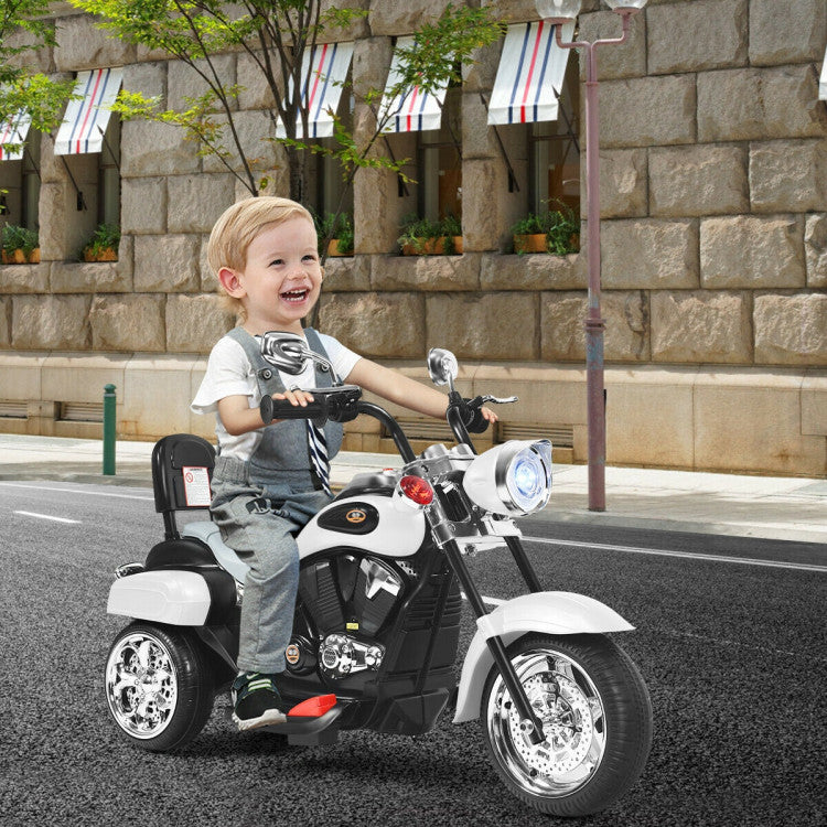 Costway 6V 3 Wheel Kids Motorcycle