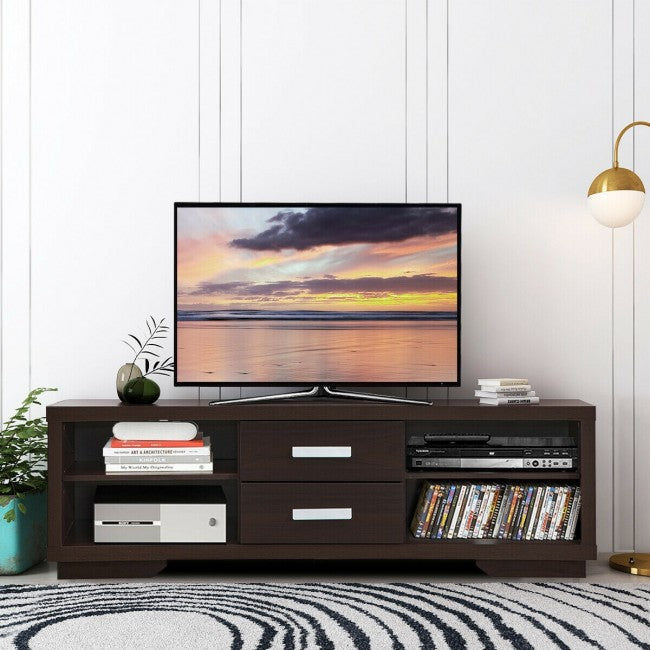 TV Stand Entertainment Center Hold up to 65 Inch TV