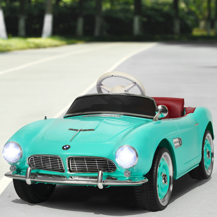 Costway 12 V BMW 507 Licensed Electric Kids Ride On Retro Car