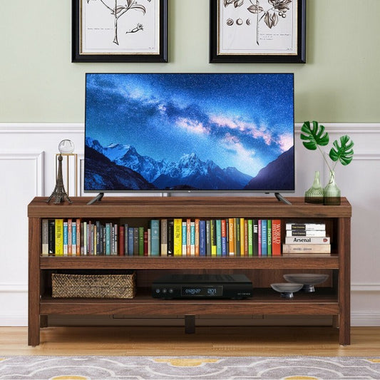 3-Tier TV Stand for TV's up to 45 Inch with Storage Shelves