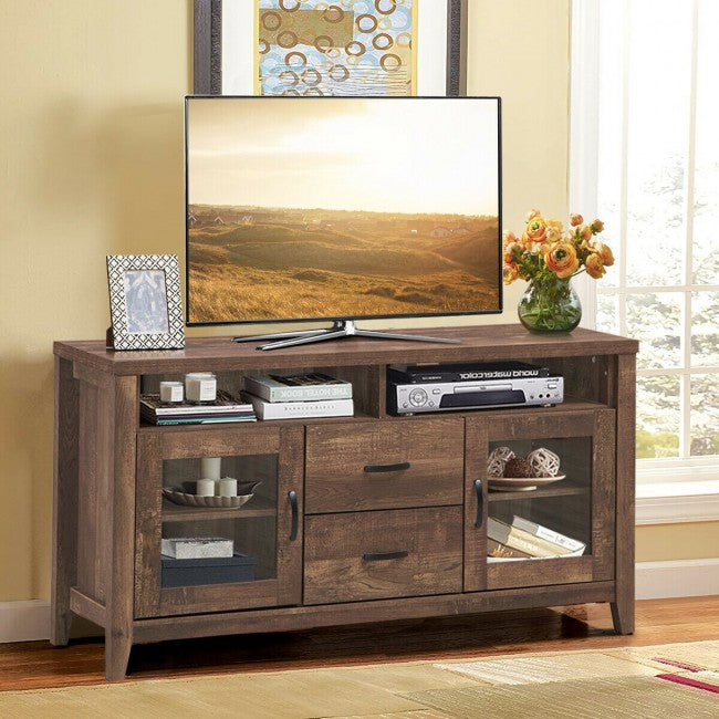 TV Stand Tall Entertainment Center Hold up