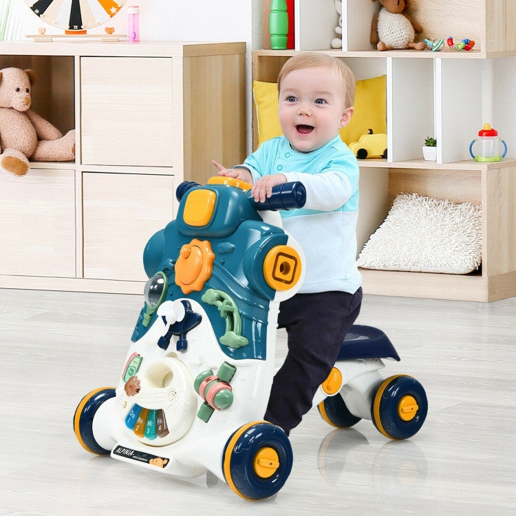 3-in-1 Baby Sit-to-Stand Walker with Music and Lights