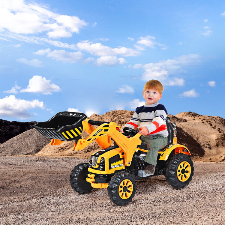 Costway 12V Battery Powered Kids Ride-on Dumper Truck