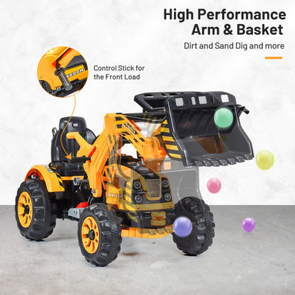 Costway 12V Battery Powered Kids Ride-on Dumper Truck