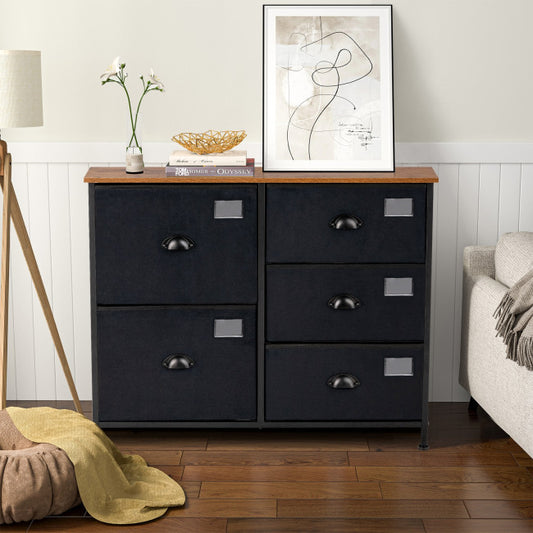 5-Drawer Storage Dresser for Bedroom and Entryway