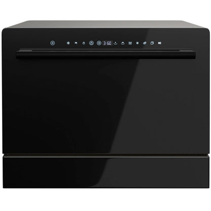 6 Place Setting Built-in or Countertop Dishwasher Machine with 5 Programs