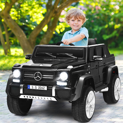 Costway 12V Licensed Mercedes-Benz Kids Ride-On Car