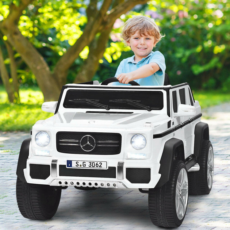 Costway 12V Licensed Mercedes-Benz Kids Ride-On Car