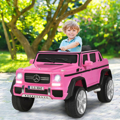 Costway 12V Licensed Mercedes-Benz Kids Ride-On Car