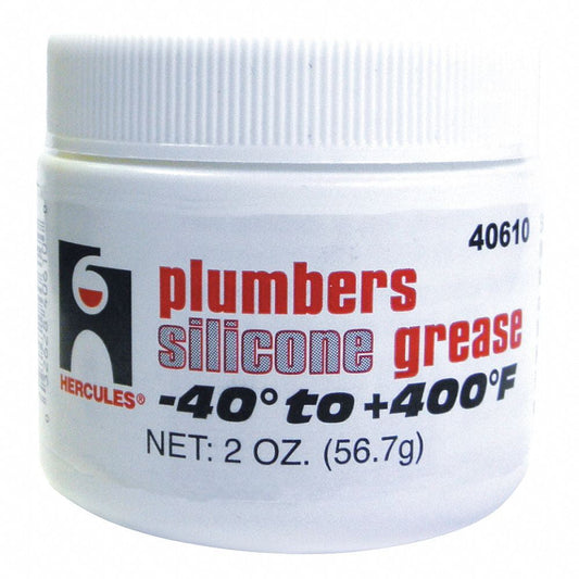 🔥 Hercules Silicone Plumbers Grease,2 oz. 40610