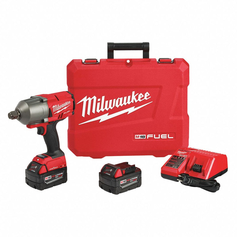 Cordless, Impact Wrench, 18V DC, 1,500 ft-lb Breakaway Torque - Milagru Store