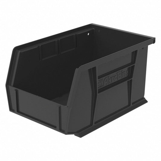 Akro-Mils 30237 AkroBins Plastic Storage Bin Hanging Stacking Containers, (9-Inch x 6-Inch x 5-Inch), Black