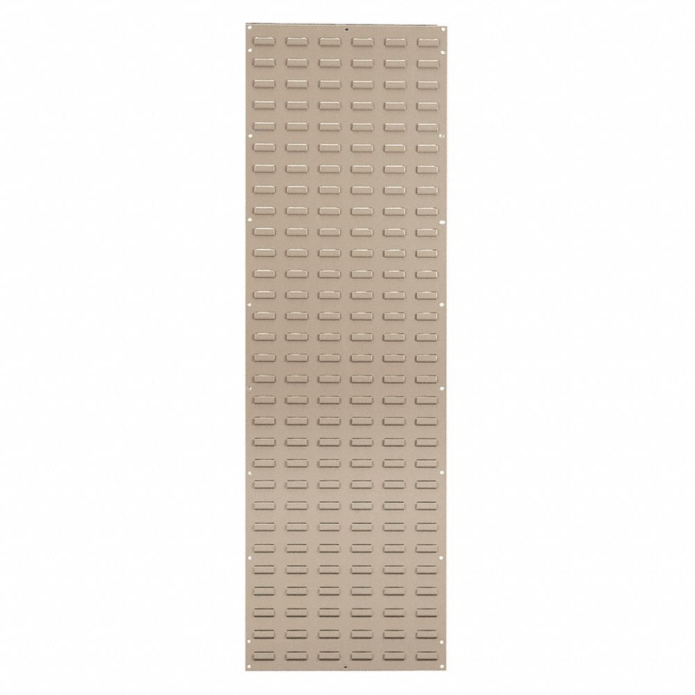 Louvered Panel, Beige, 500 lb., 18 in. W