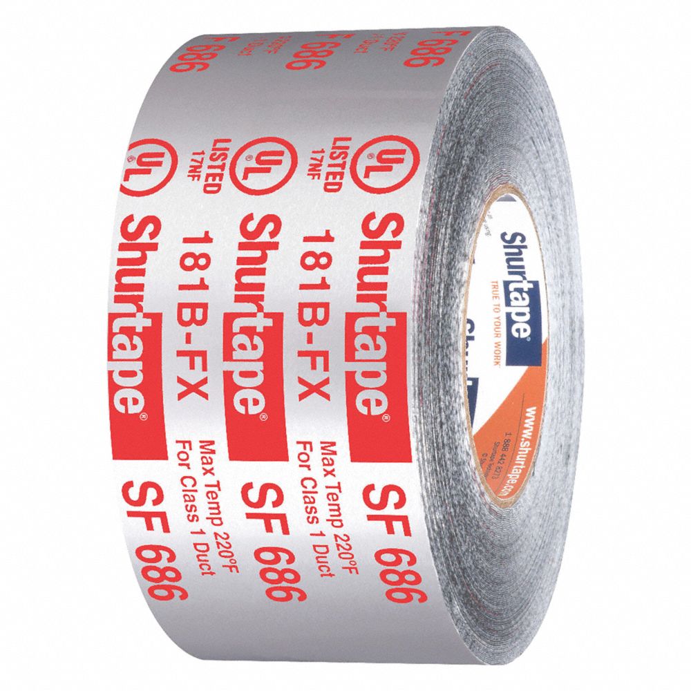 Duct Tape, 100 ft. L, Silver