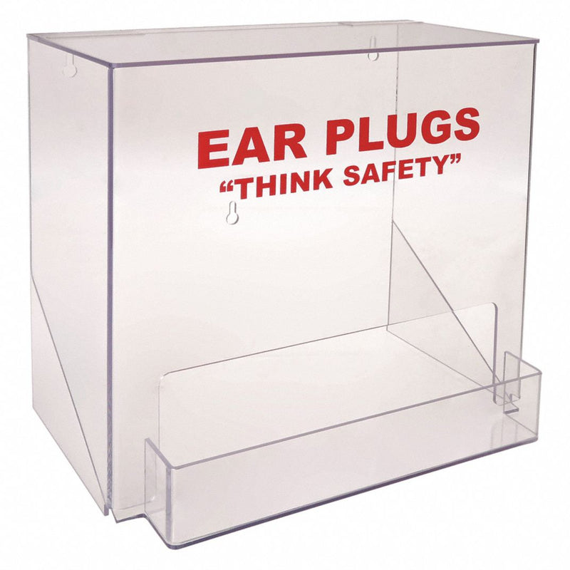 Reusable Ear Plugs with Dispenser, Table Top, Wall Mount, Capacity: 200 Pairs