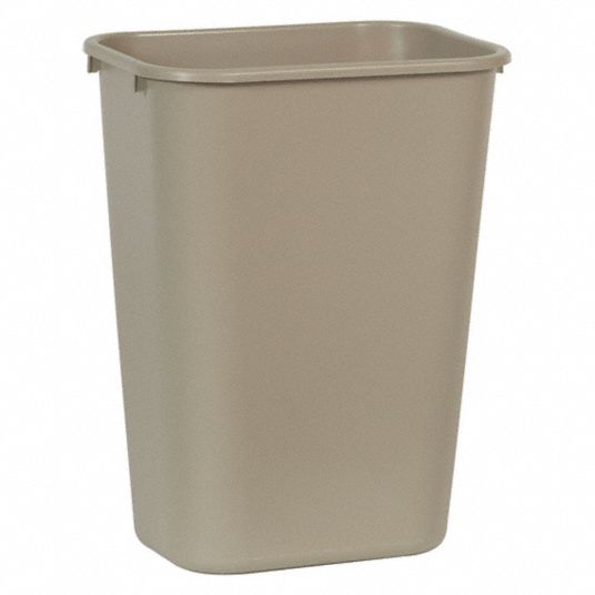 Rubbermaid Commercial Products Plastic Resin Deskside/Office/Home Wastebasket