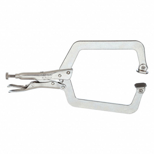 Locking C-Clamp, 9", 4-1/2Cap, 4-3/4"Throat