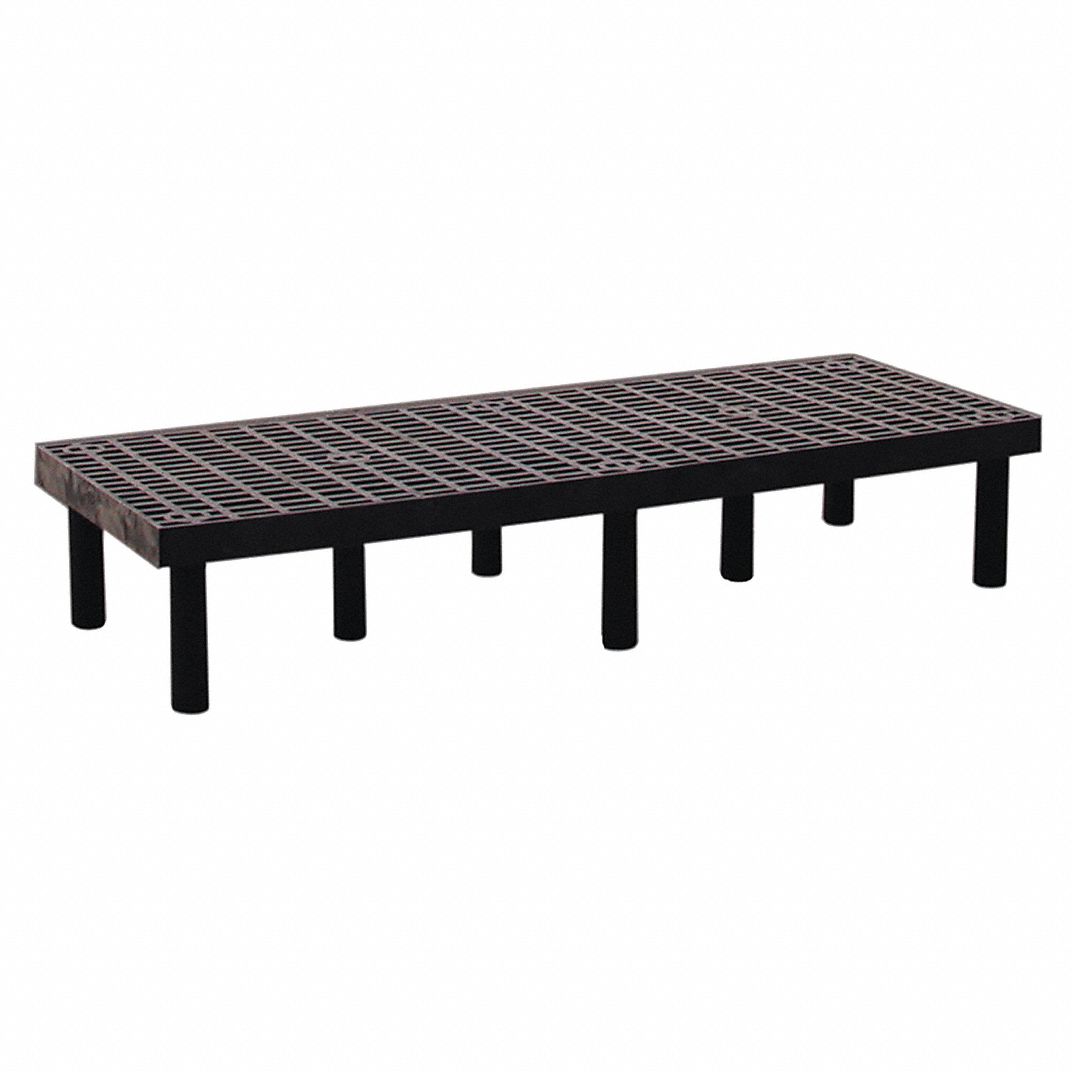 Dunnage Rack, 1000 lb., HDPE, 66 W x 24 D - Milagru Store