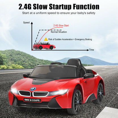 Costway 12V BMW Licensed Kids Ride-On Car with Remote Control