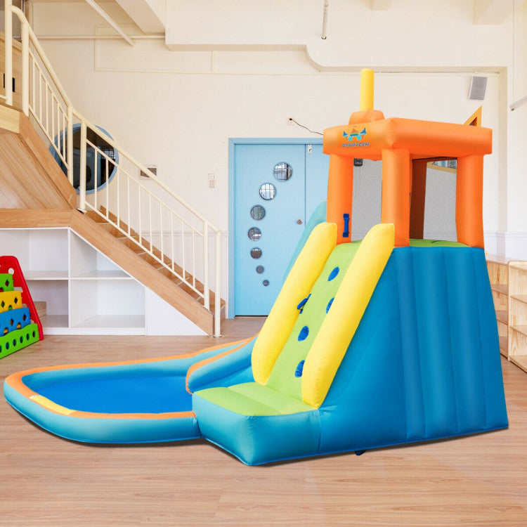 Inflatable Water Slide Kids Bounce House with Blower