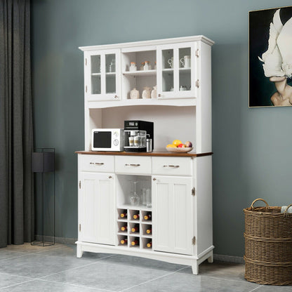 Buffet And Hutch Kitchen Storage Cabinet