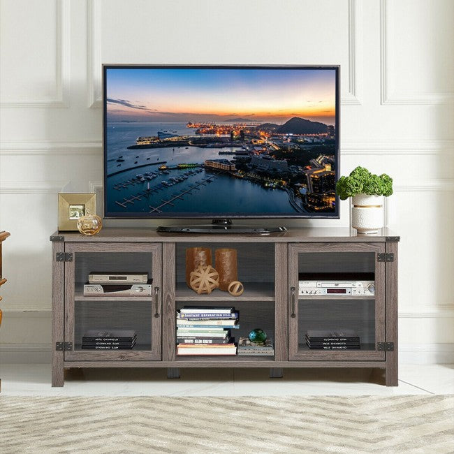 TV Stand Entertainment Center with Storage Cabinets