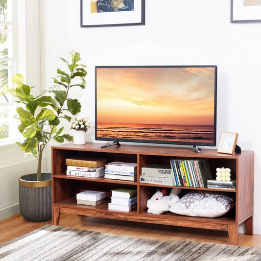 58 Inch Modern Entertainment Media Center Wood TV Stand