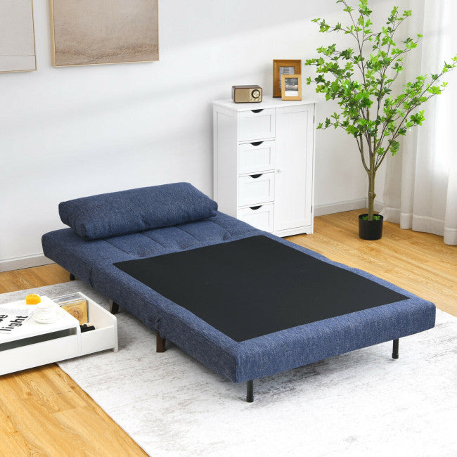 3 Position Folding Convertible Sofa Bed with Pillow