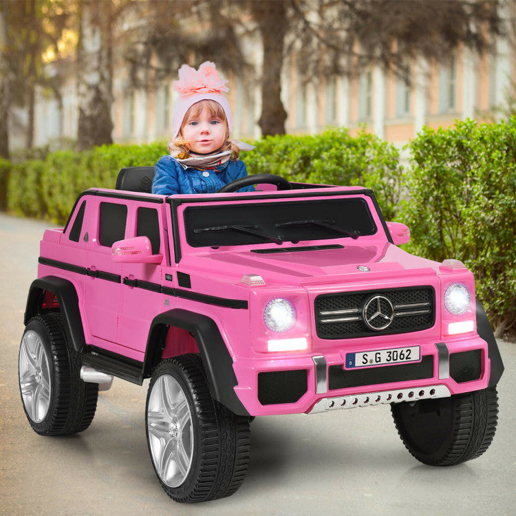 Costway 12V Licensed Mercedes-Benz Kids Ride-On Car