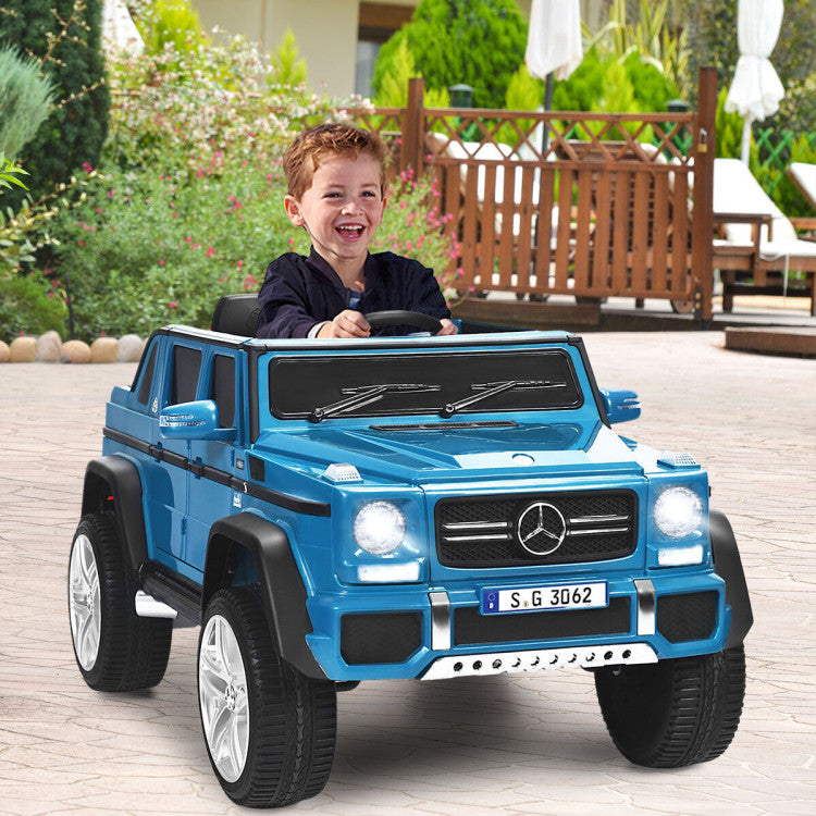 Costway 12V Licensed Mercedes-Benz Kids Ride-On Car