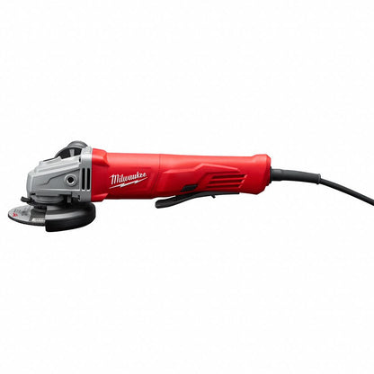 MILWAUKEE 11 Amp Corded 4-1/2" Small Angle Grinder Paddle No-lock