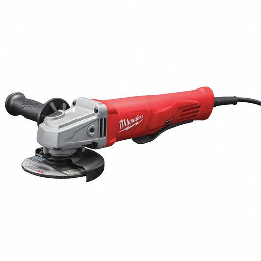 MILWAUKEE 11 Amp Corded 4-1/2" Small Angle Grinder Paddle No-lock