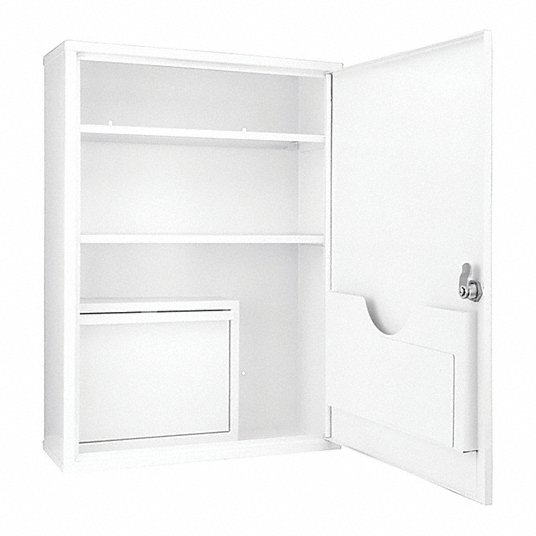 Supply Cabinet, White, 22-13/16" Overall H