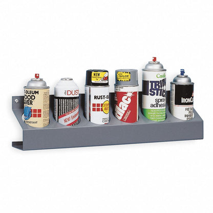 Can Caddy, 6 Bin, Gray, Steel