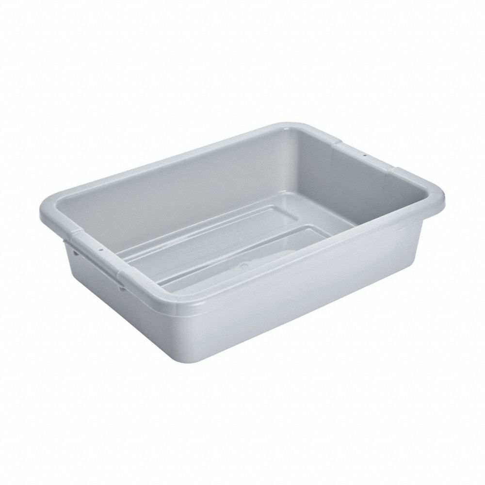 Gray Nesting Container 20 in x 15 in x 5 in H, 1 PK